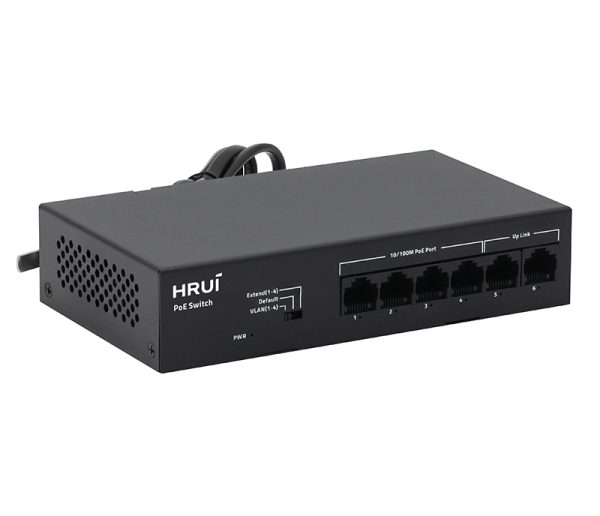 6-Port Fast Ethernet PoE Switch HR903-AF-42Y
